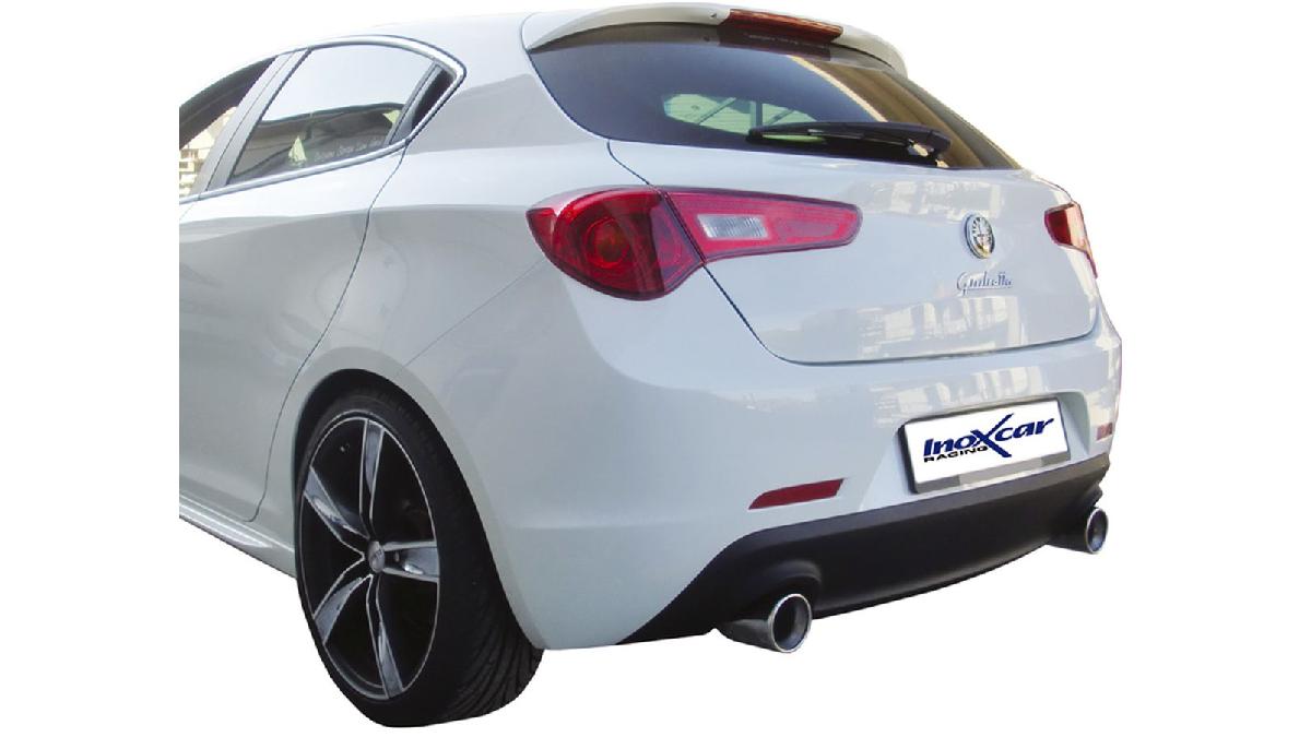 100%25+Inox+%C3%89chappement+Double+sur+mesure+pour+Alfa+Romeo+Giulietta+1750TB+%28235cv%29+2010-+Droite%2FGauche+102mm